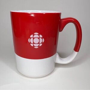 CBC Mug Red and White Ceramic Logo Mug